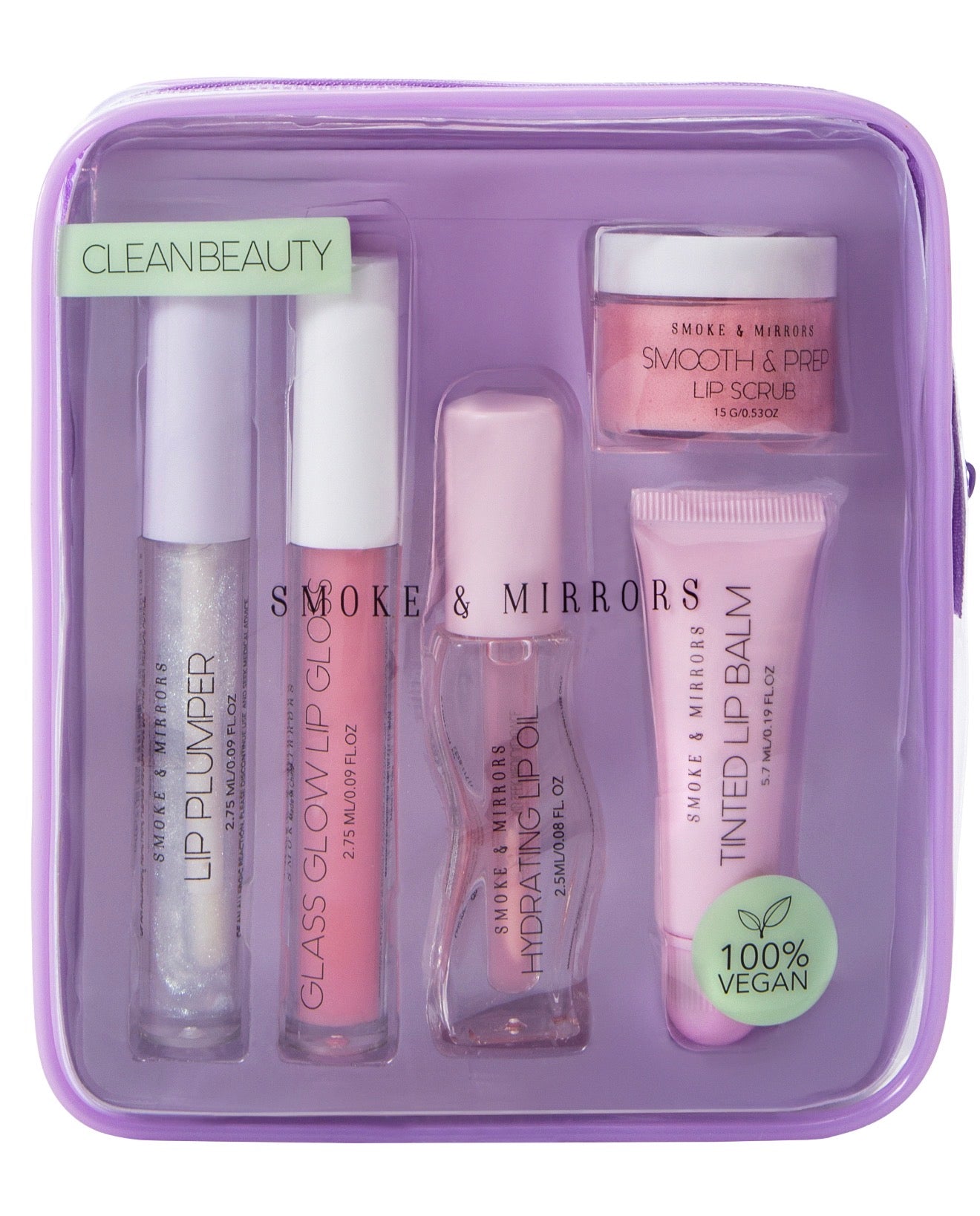 Smoke and mirrors  5pcs lips oil and lipstick